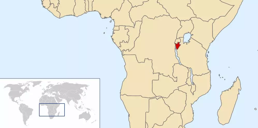 Burundi - carte