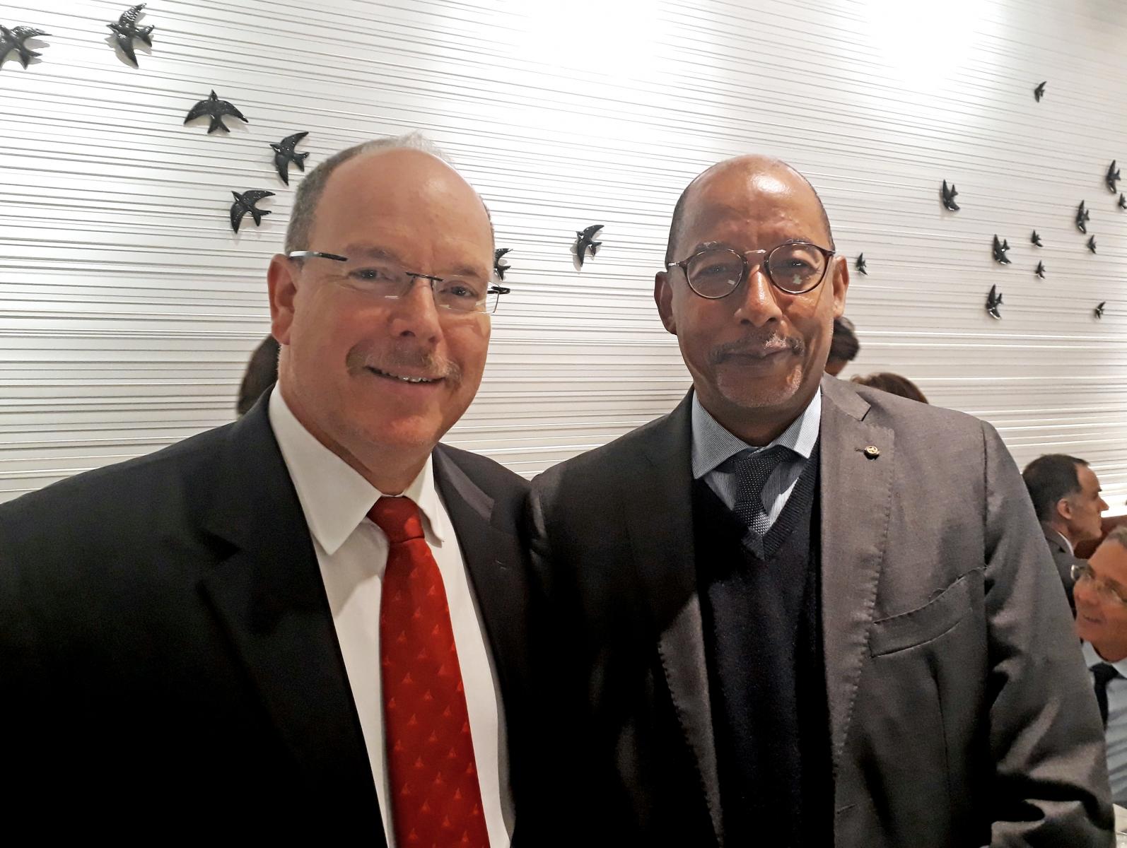 Albert II & Mayaki