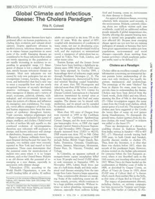 Global Climate and Infectious Disease