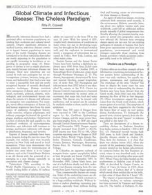 Global Climate and Infectious Disease